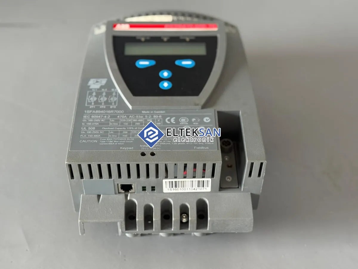 Elteksan - ABB PSTB470-600-70 Soft Starter Kontrol Kartı Tamiri