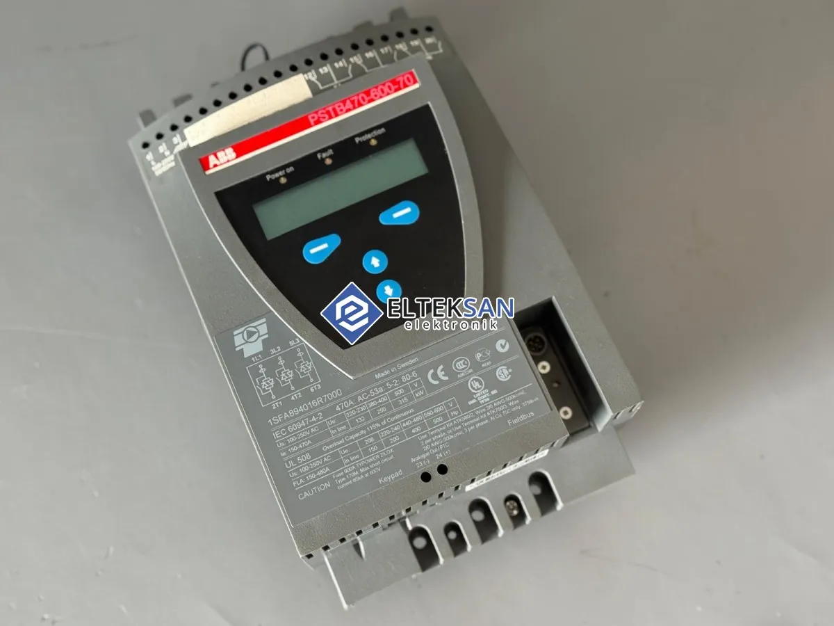 Elteksan - ABB PSTB470-600-70 Soft Starter Kontrol Kartı Tamiri