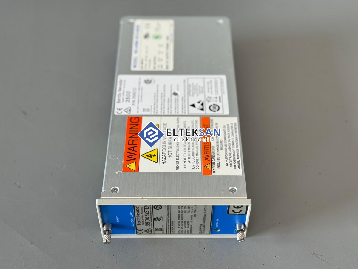 Elteksan -BENTLY NEVADA 3500/15 ARM-1813-00GE Power Supply Tamiri