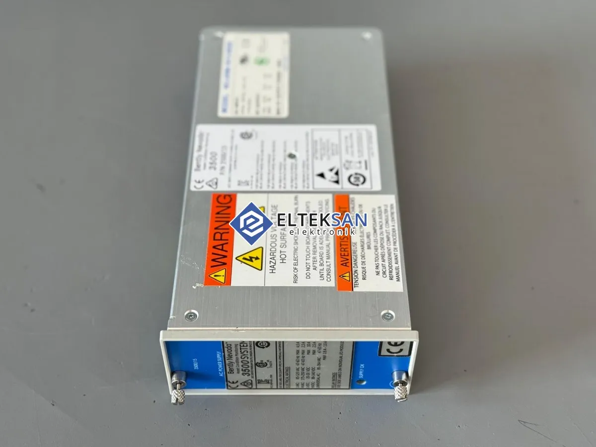 Elteksan - BENTLY NEVADA 3500/15 ARM-1813-00GE Power Supply Tamiri