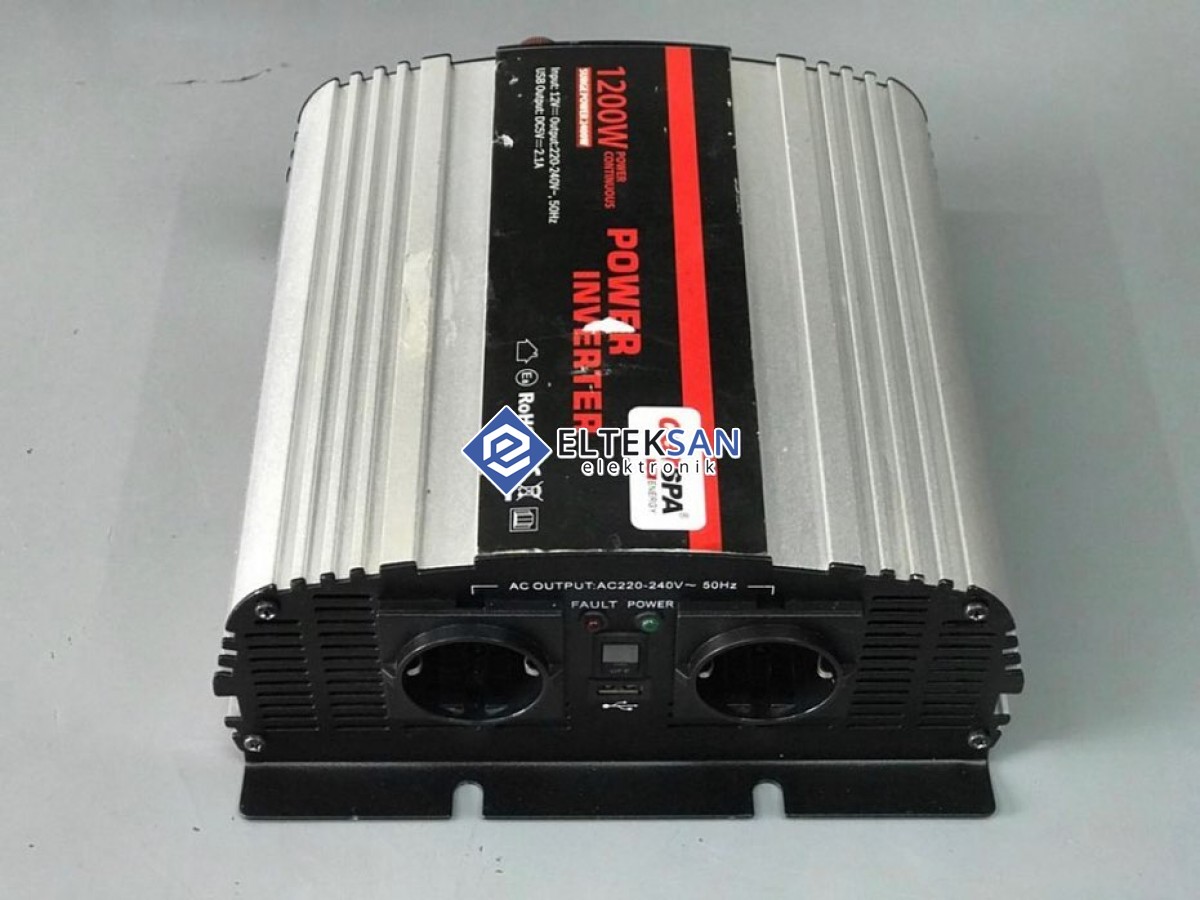 CARSPA MS1200 12V 1200W İnverter Tamiri