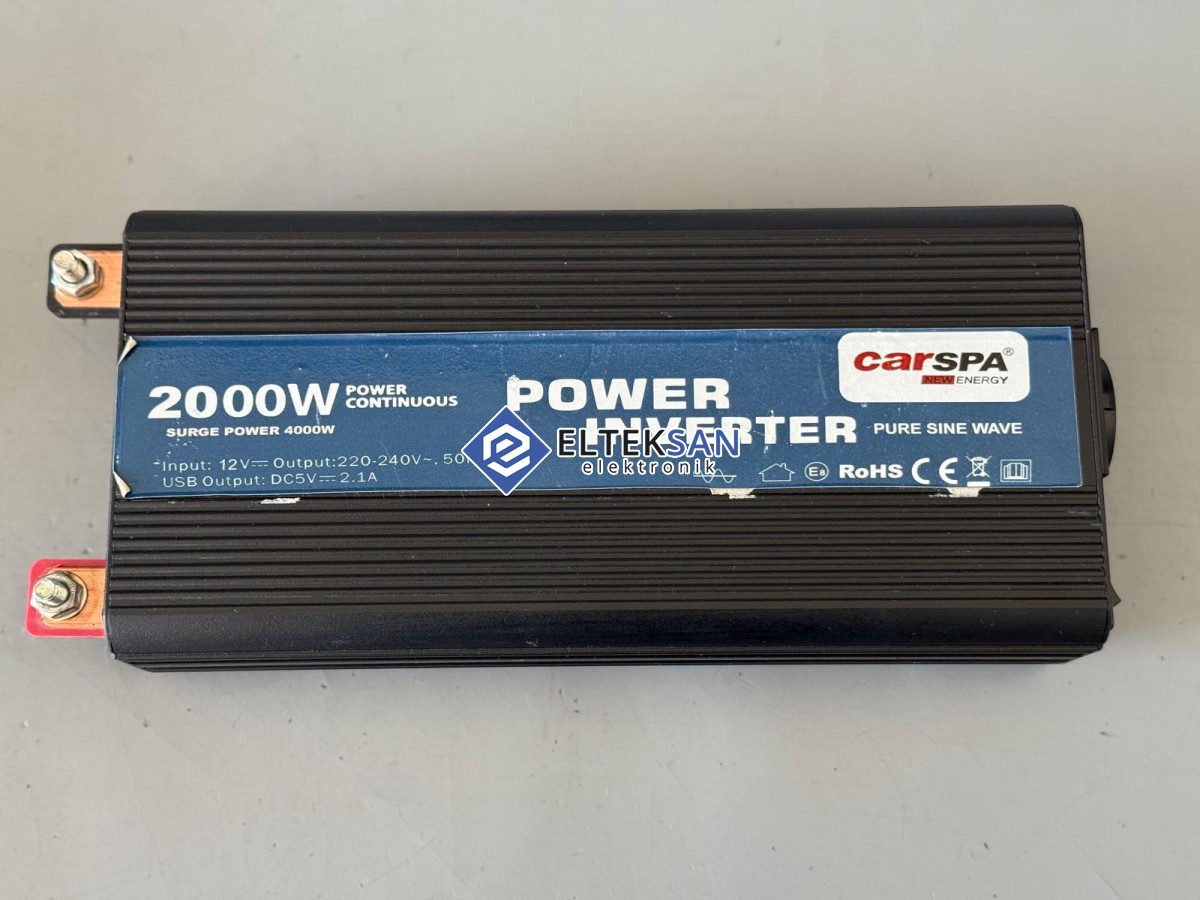 CARSPA PS2000 12V 2000W İnverter Tamiri