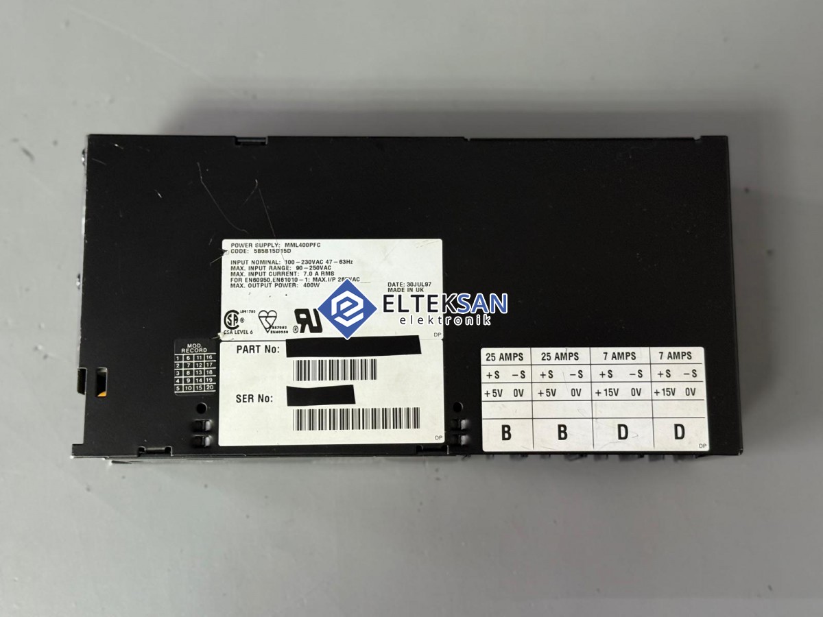 Elteksan -COUTANT LAMBDA OMEGA 400PFC Power Supply Tamiri
