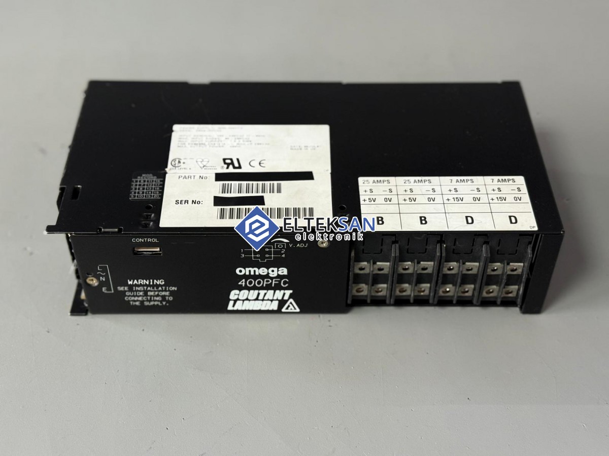 Elteksan -COUTANT LAMBDA OMEGA 400PFC Power Supply Tamiri