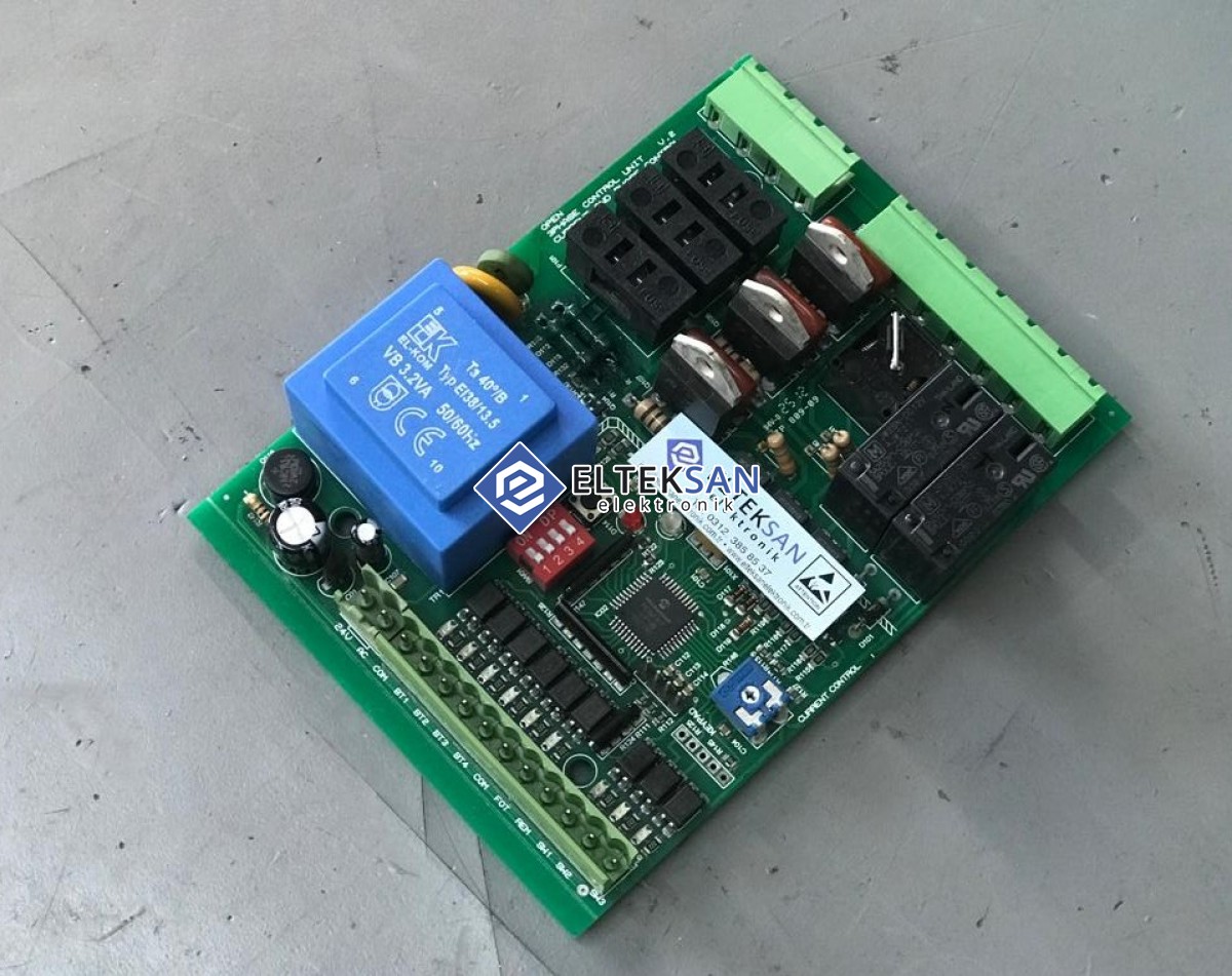 Elteksan -CZP809-09 3 Faz Kapı Kontrol Elektronik Kart Tamiri