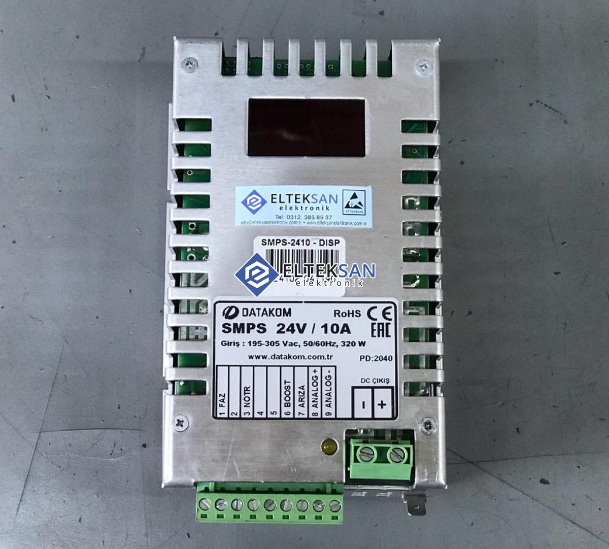 Elteksan -DATAKOM SMPS-2410 Şarj Redresör Tamiri