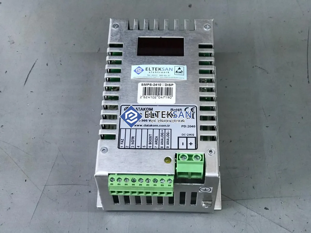 Elteksan - DATAKOM SMPS-2410 Şarj Redresör Tamiri
