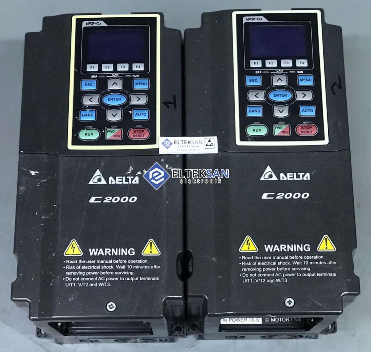 Elteksan -Delta C2000 VFD055C43A 5.5KW Motor Sürücü Tamiri