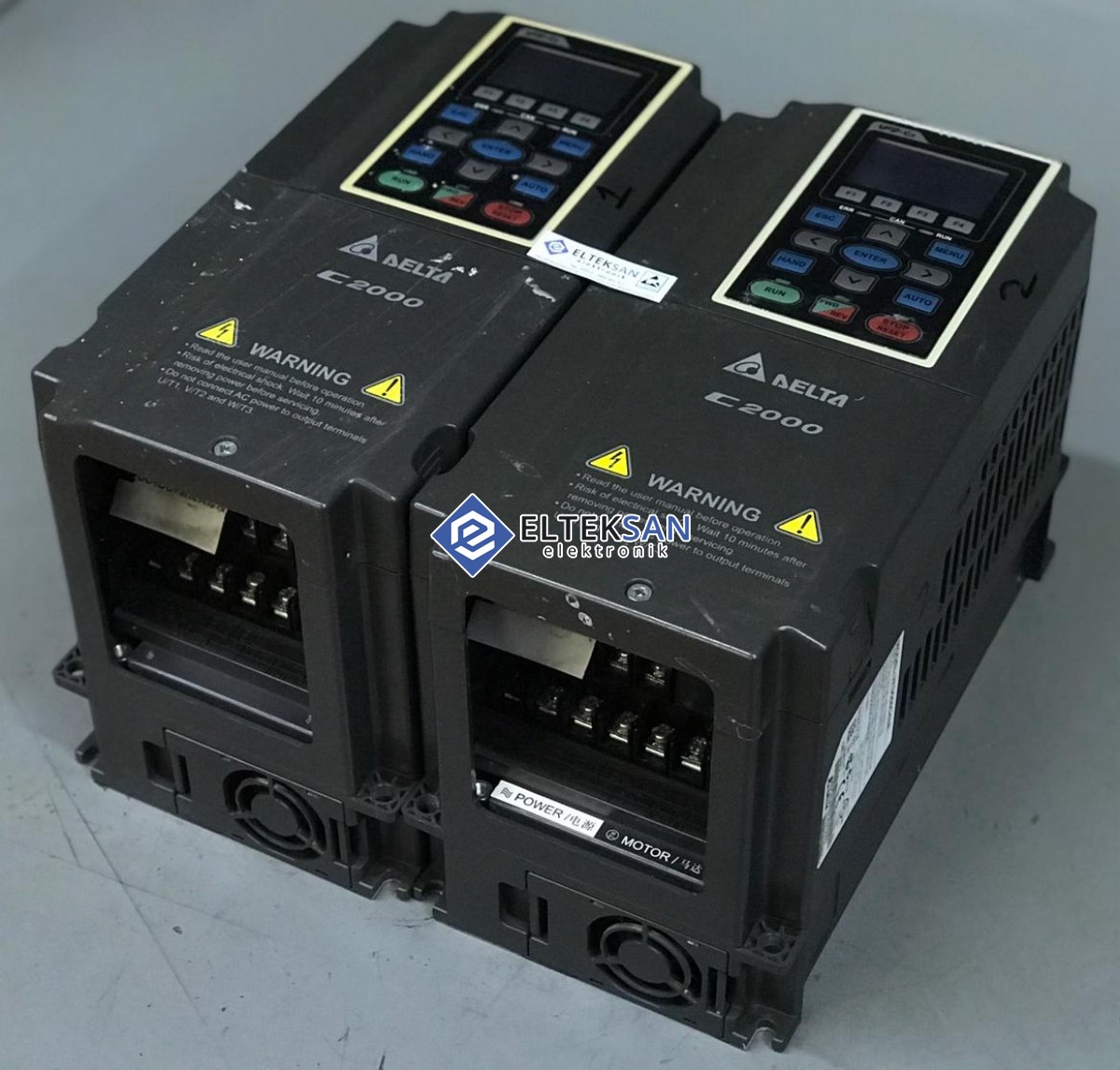 Elteksan -Delta C2000 VFD055C43A 5.5KW Motor Sürücü Tamiri