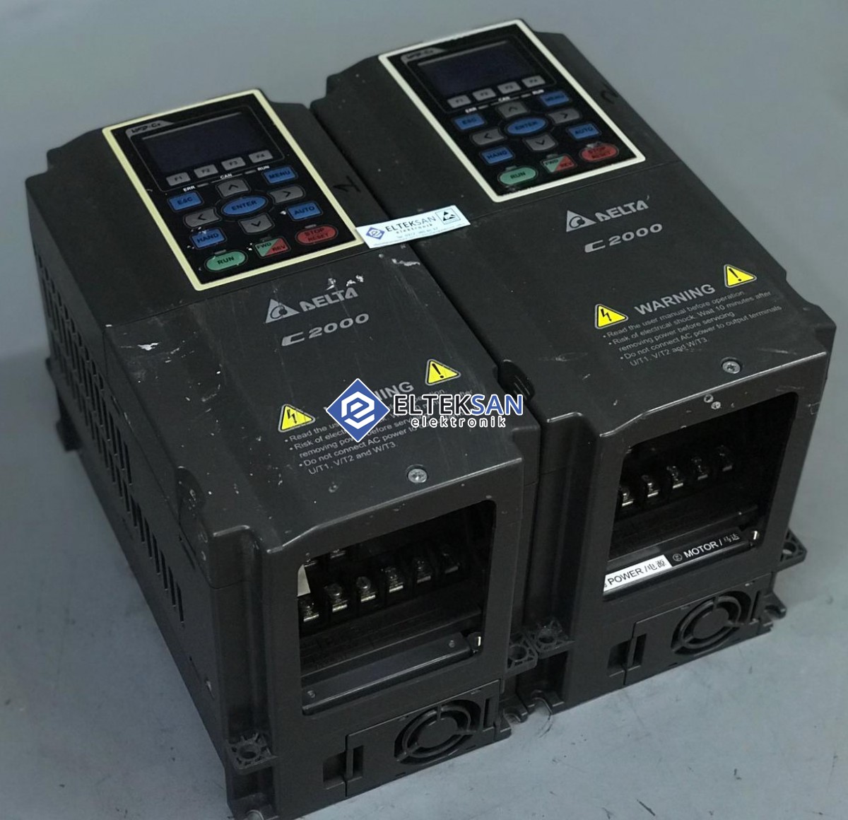 Elteksan -Delta C2000 VFD055C43A 5.5KW Motor Sürücü Tamiri