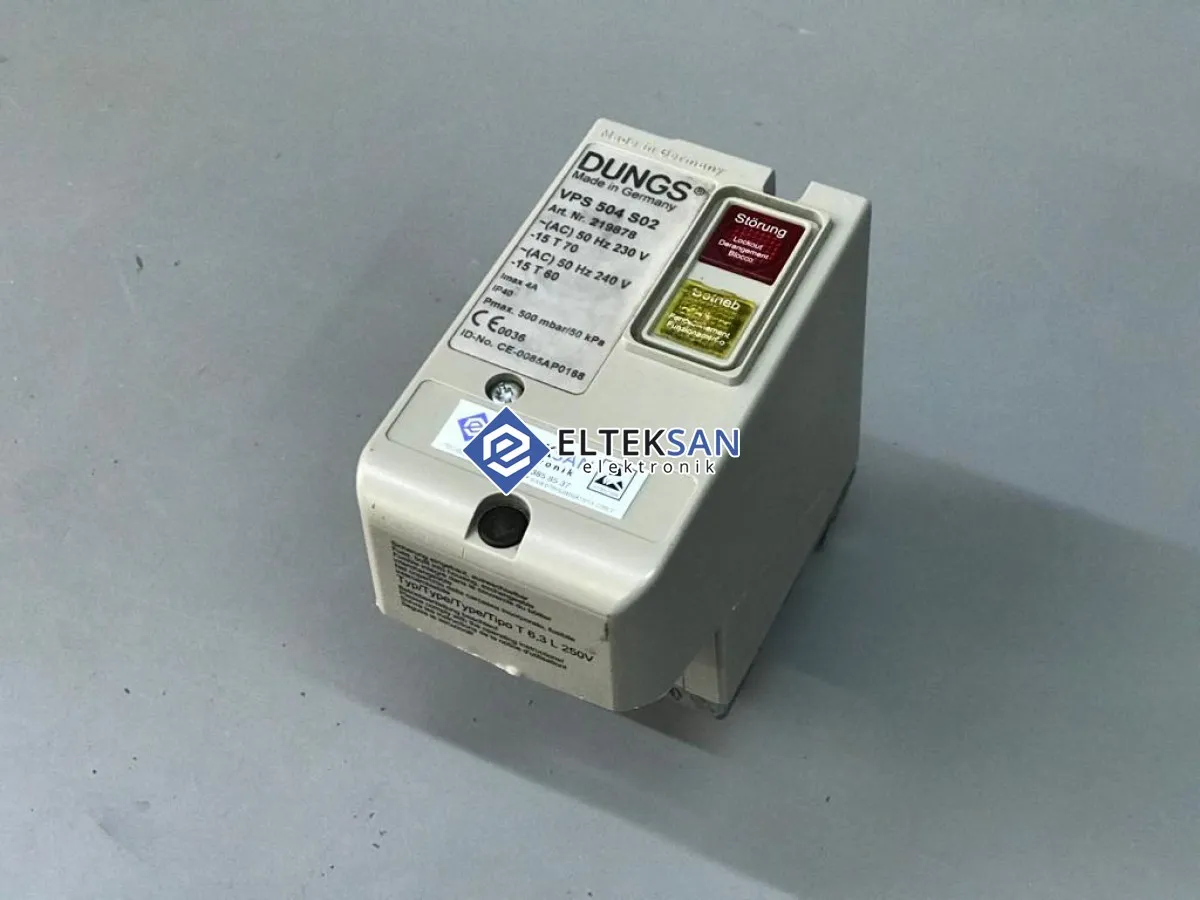 Elteksan - DUNGS VPS 504 S02 Burner Gas Leak Detector Repair