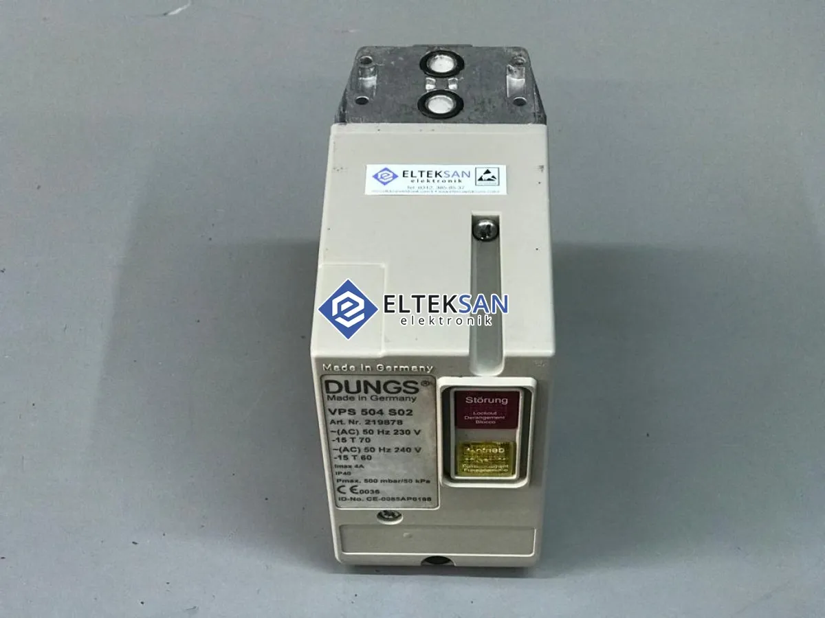 Elteksan - DUNGS VPS 504 S02 Burner Gas Leak Detector Repair