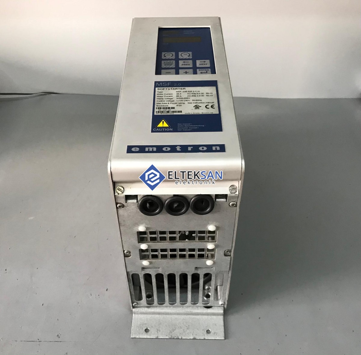 Elteksan -EMOTRON MSF-045 525 45A/60A Soft Starter Motor Sürücü Tamiri