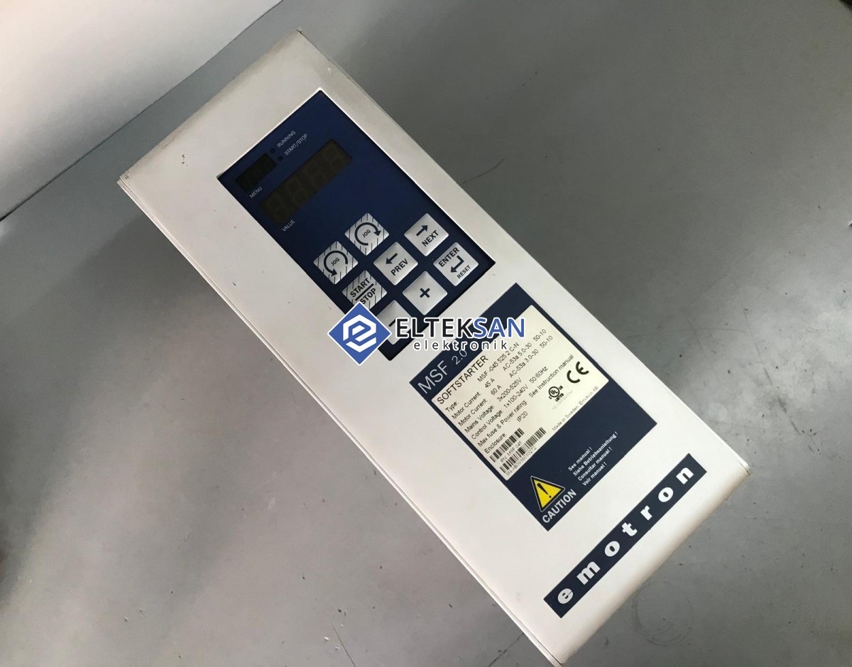 Elteksan -EMOTRON MSF-045 525 45A/60A Soft Starter Motor Sürücü Tamiri