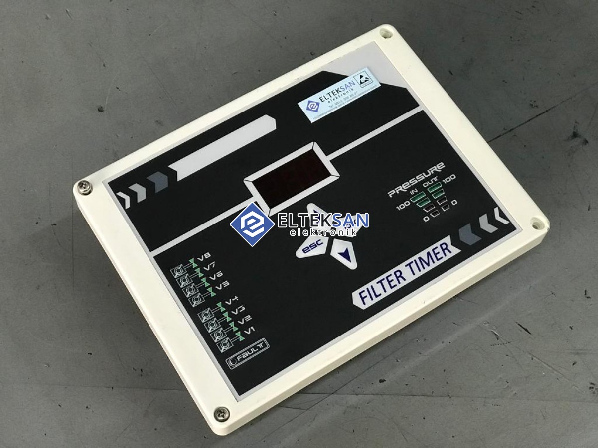 Elteksan -ENDÜSTRİYEL FİLTER TİMER Filtre Kontrol Ünitesi Tamiri