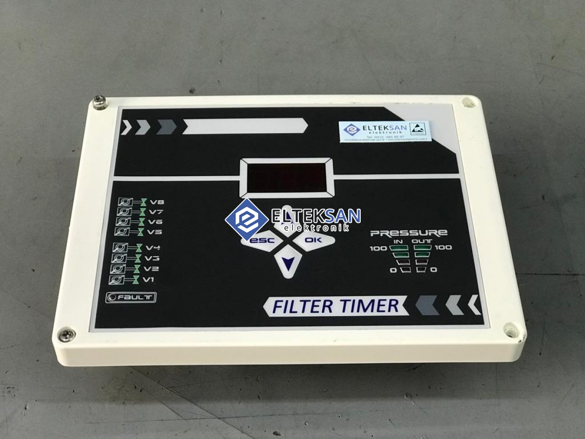 Elteksan -ENDÜSTRİYEL FİLTER TİMER Filtre Kontrol Ünitesi Tamiri