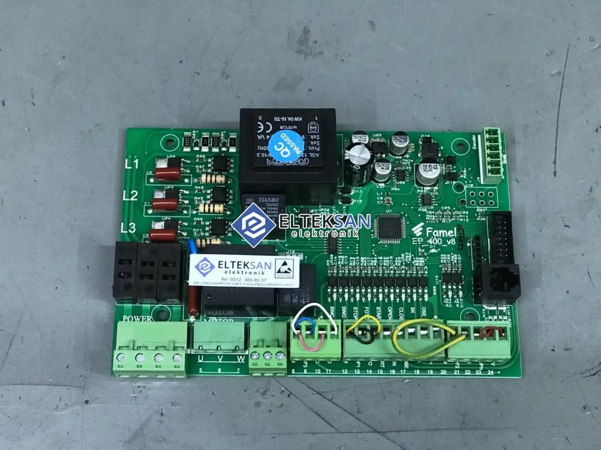 FAMEL EP-400 V8 Kapı Kontrol Kartı Tamiri