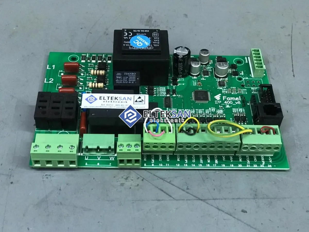 Elteksan - FAMEL EP-400 V8 Door Control Board Repair