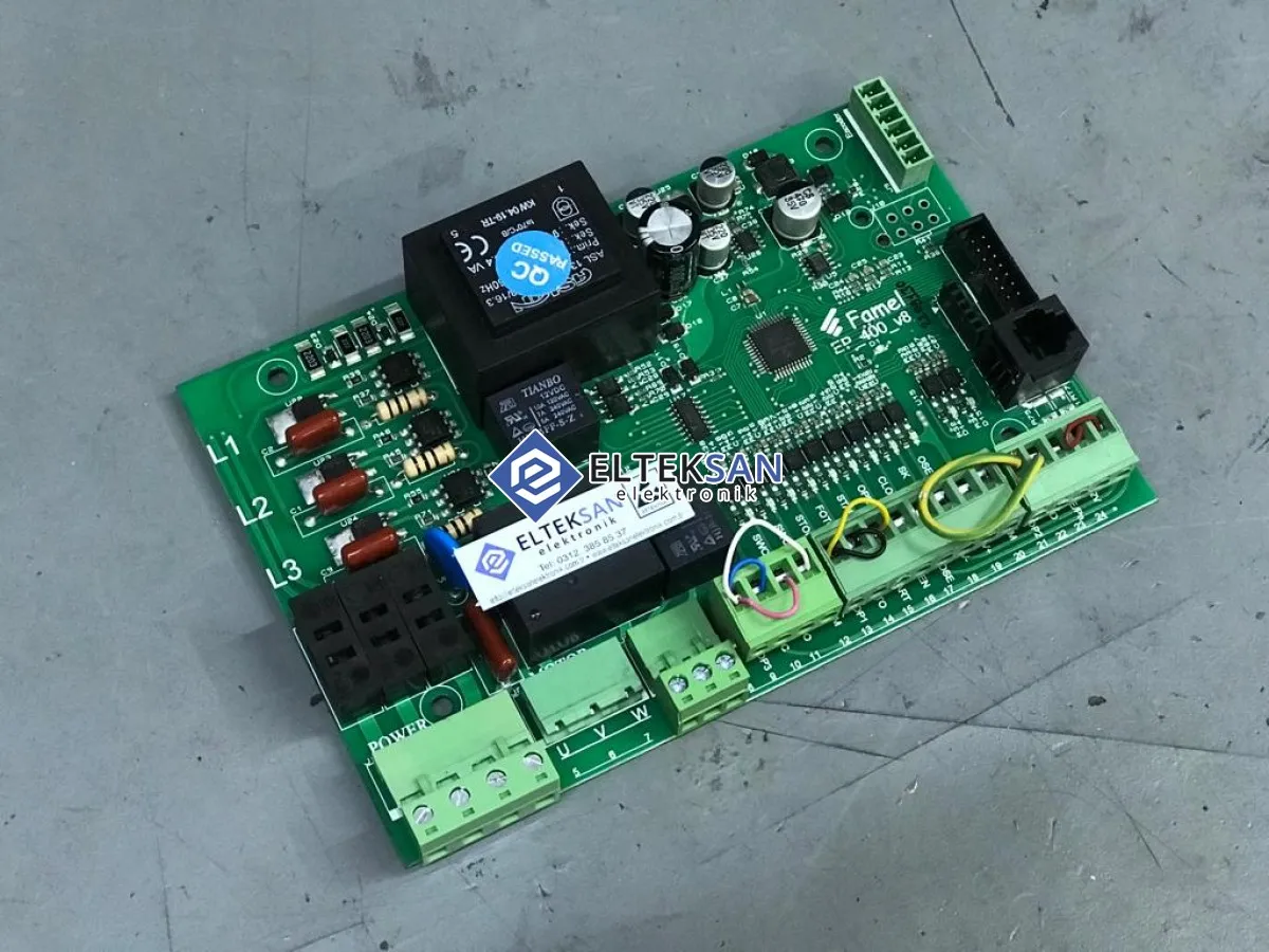 Elteksan - FAMEL EP-400 V8 Door Control Board Repair