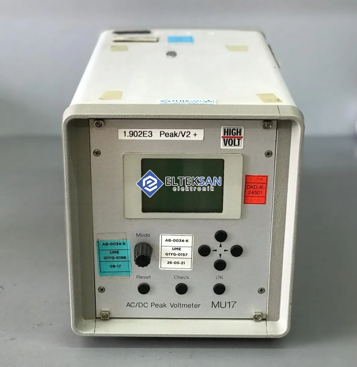 HİGHVOLT MU17 AC/DC Peak Voltmeter Tamiri