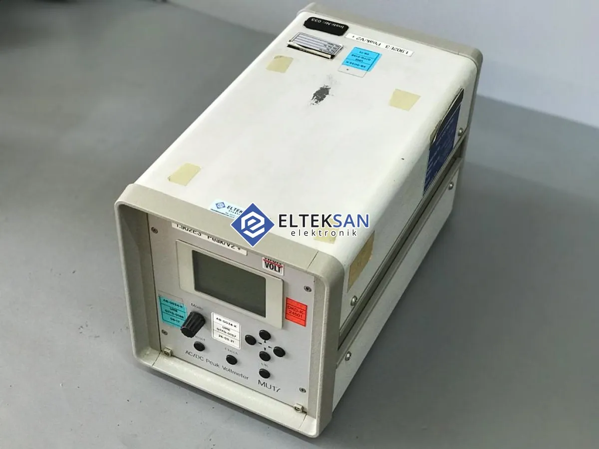 Elteksan - HİGHVOLT MU17 AC/DC Peak Voltmeter Repair