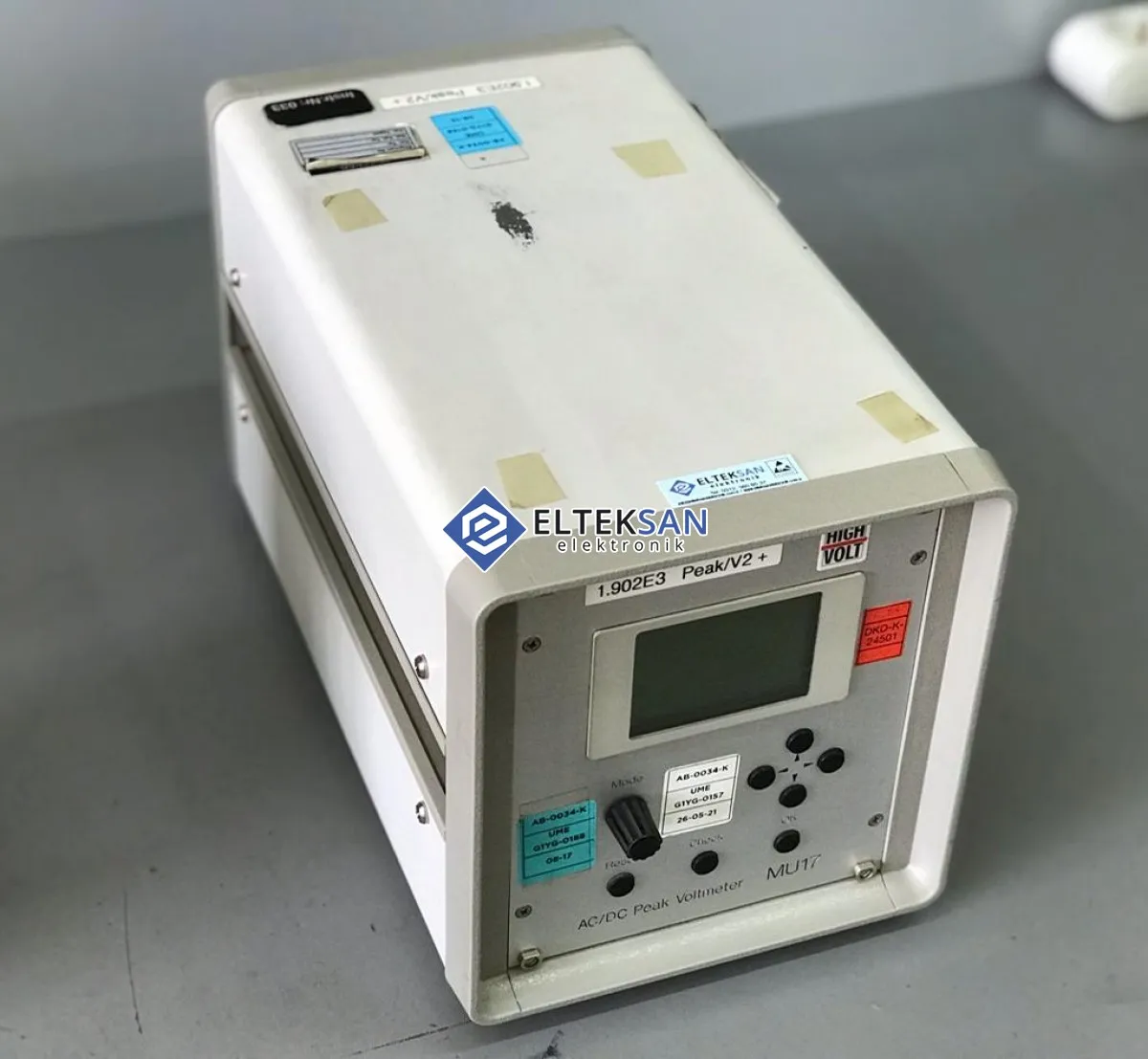 Elteksan - HİGHVOLT MU17 AC/DC Peak Voltmeter Repair