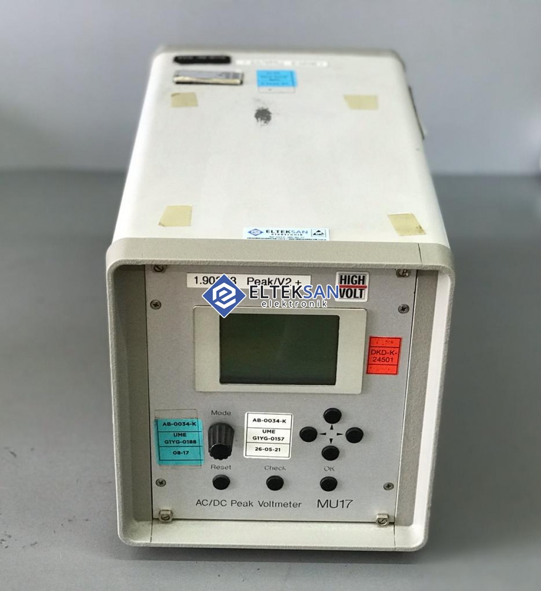Elteksan -HİGHVOLT MU17 AC/DC Peak Voltmeter Tamiri