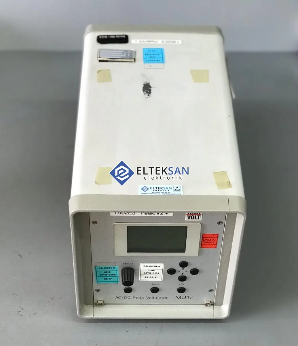 Elteksan - HİGHVOLT MU17 AC/DC Peak Voltmeter Repair