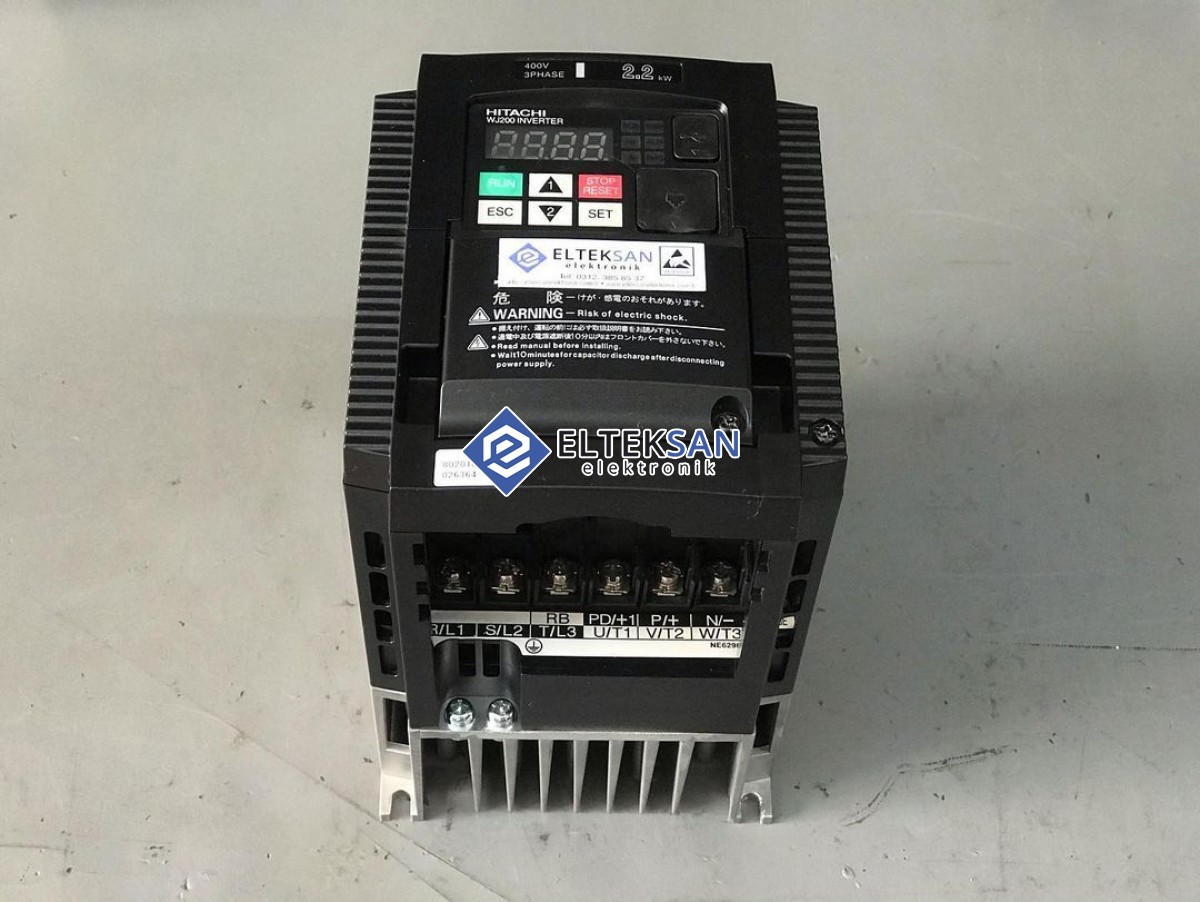 Elteksan -HİTACHİ WJ200-022HFC-N 2.2 KW Motor Sürücü Tamiri