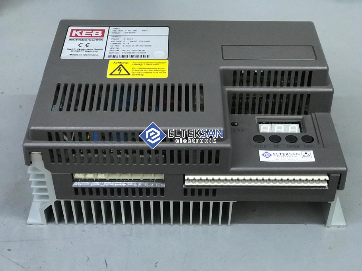 Elteksan -KEB 09.F0.200 1.5KW Motor Sürücü Tamiri
