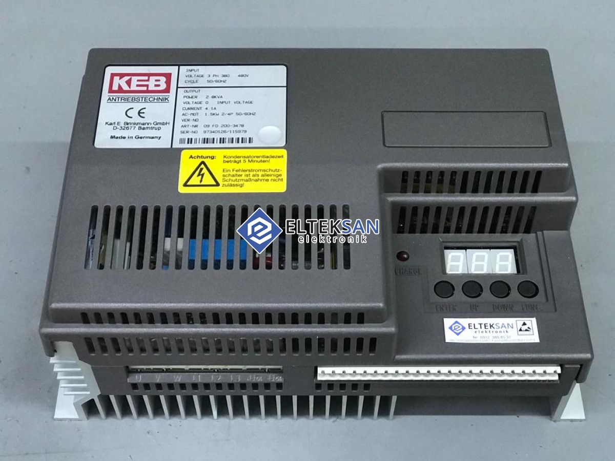 Elteksan -KEB 09.F0.200 1.5KW Motor Sürücü Tamiri