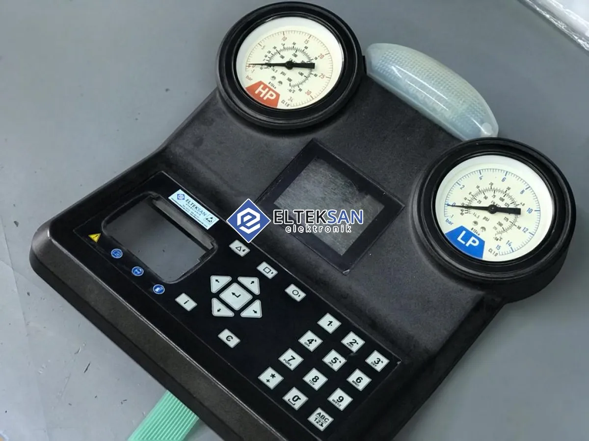 Elteksan - KLİMA GAZ DOLUM CİHAZI Membran Tuş Takımı Tamiri