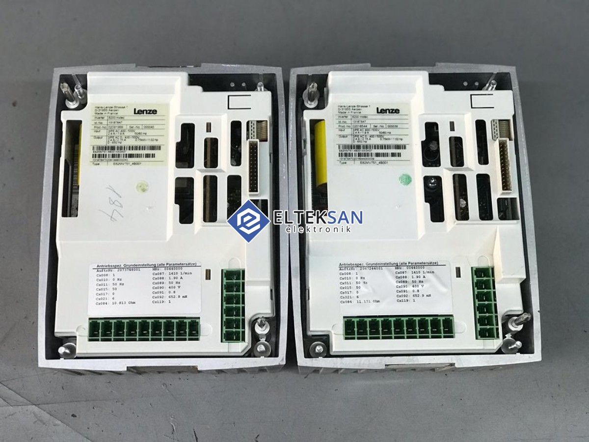 LENZE 8200 MOTEC 0.75 KW Motor Sürücü Tamiri