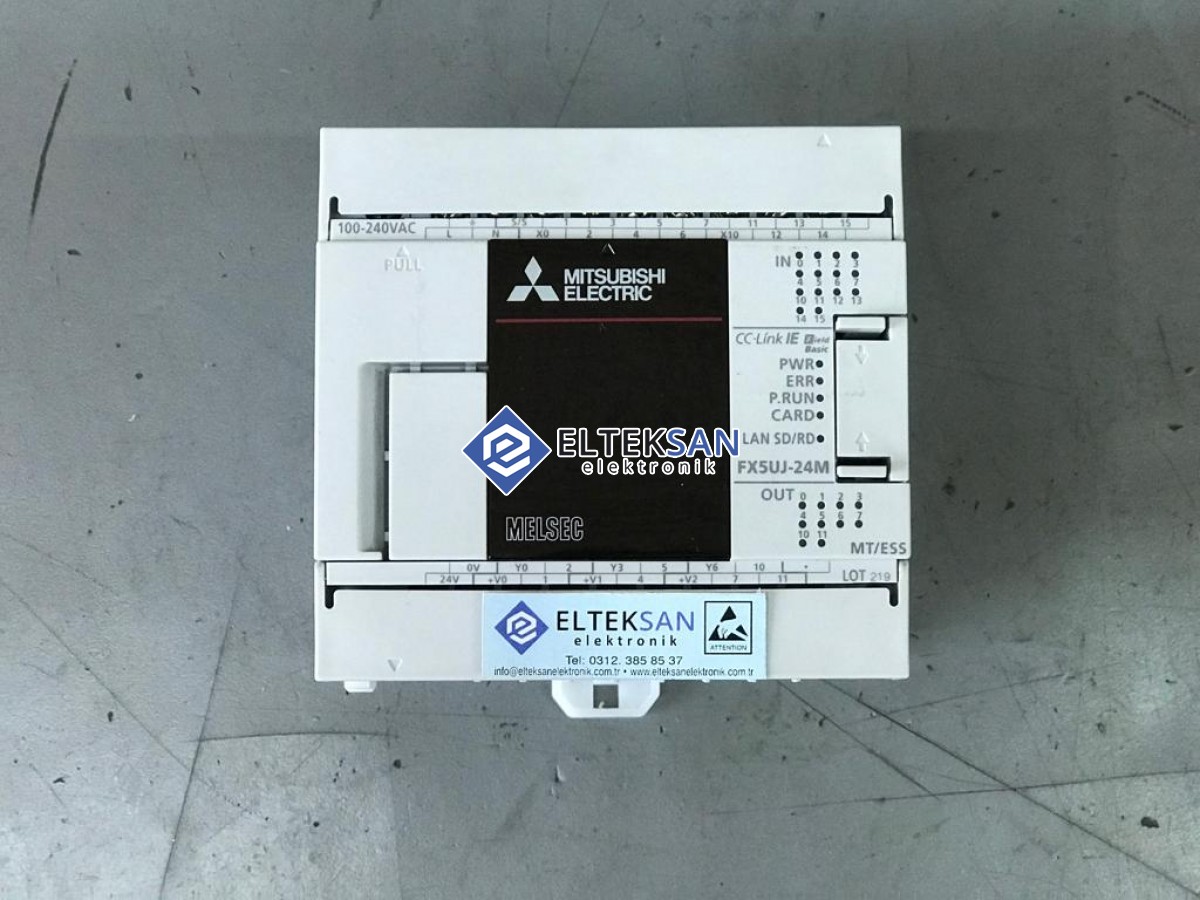 Elteksan -MİTSUBİSHİ FX5UJ-24MT/ESS PLC Modül Tamiri
