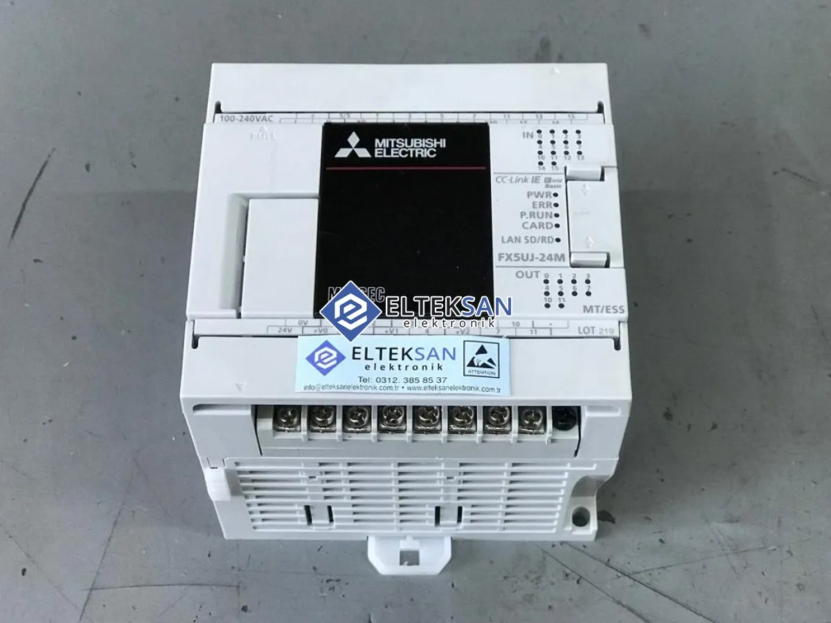 Elteksan - MITSUBISHI FX5UJ-24MT/ESS PLC Module Repair