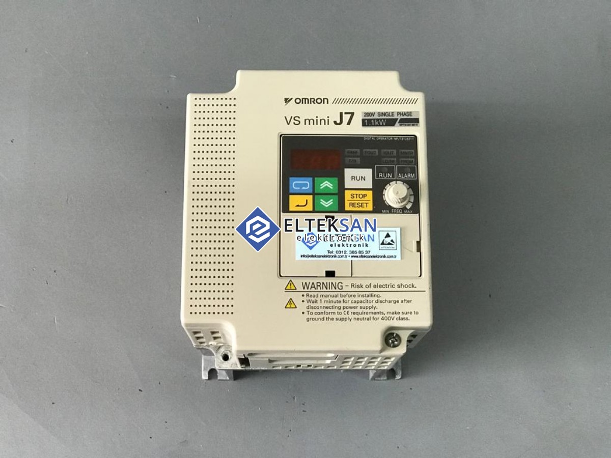 OMRON VS MİNİ J7 1.1 KW Motor Sürücü Tamiri