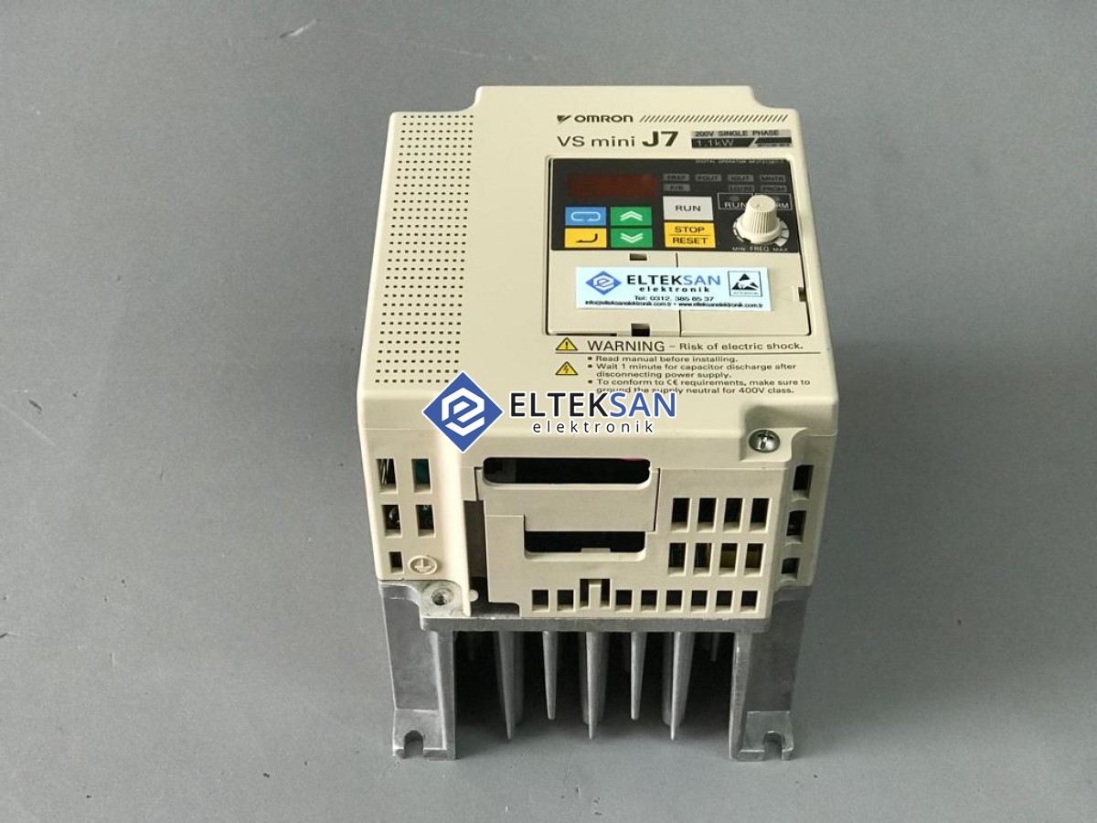 Elteksan -OMRON VS MİNİ J7 1.1 KW Motor Sürücü Tamiri