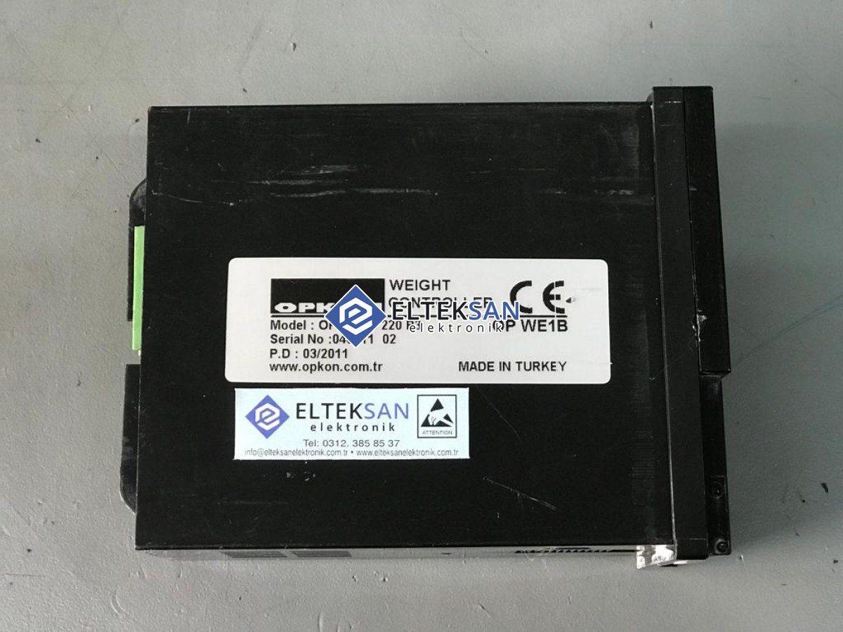 Elteksan -OPKON OP-WE1B 220V Ağırlık Kontrol Cihazı Tamiri