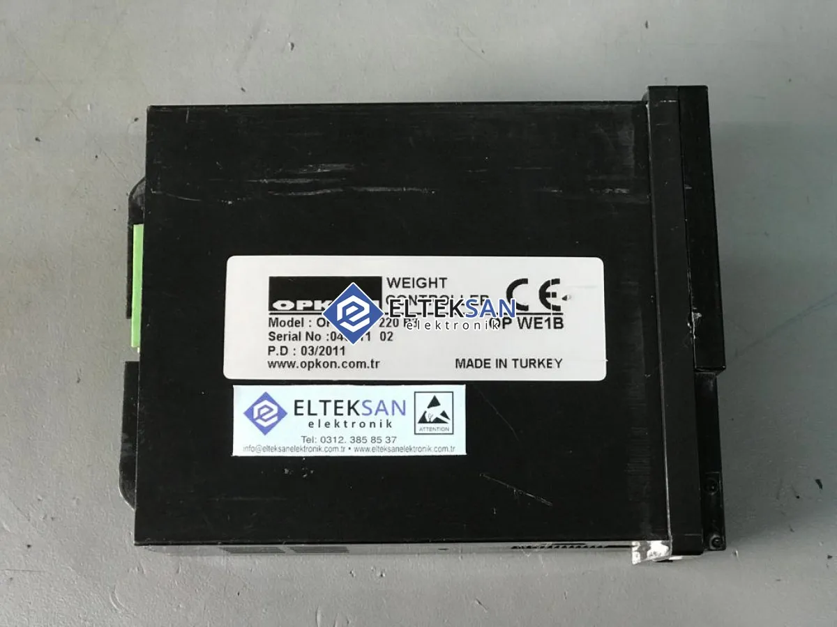 Elteksan - OPKON OP-WE1B 220V Weight Controller Repair