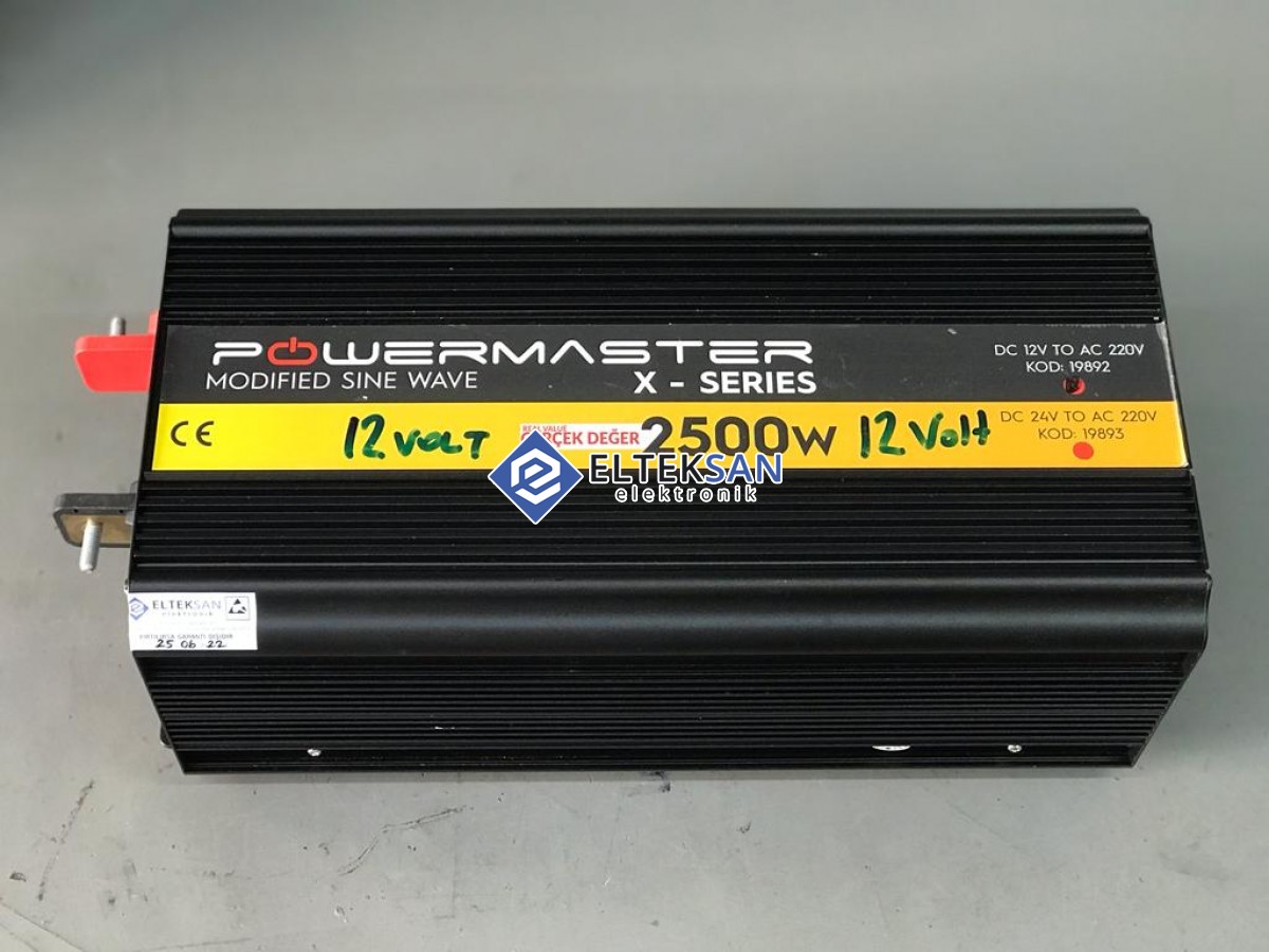 Powermaster X-Series 12V 2500W İnverter Tamiri