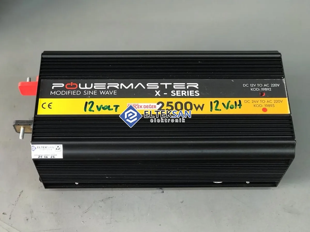 Powermaster X-Series 12V 2500W İnverter Tamiri