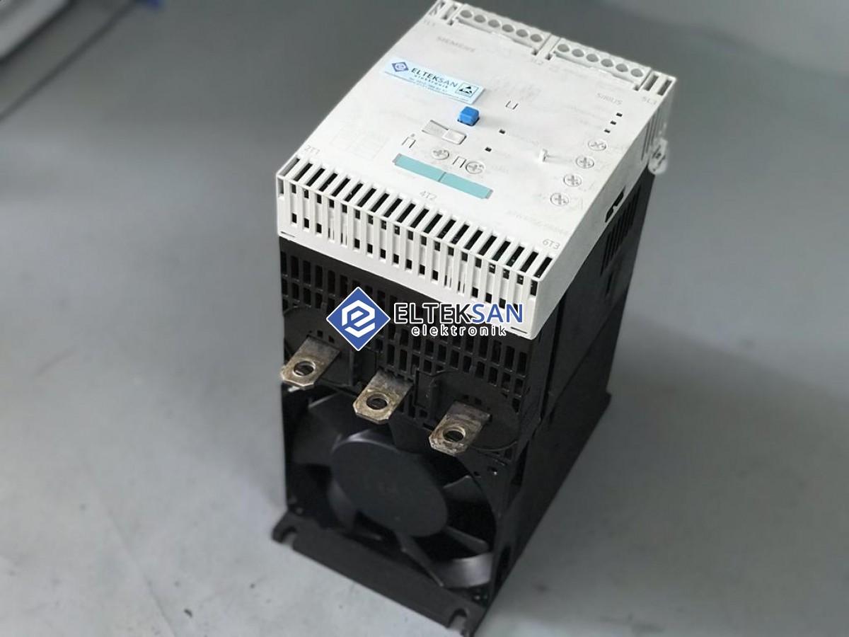 Elteksan -SİEMENS 3RW4056-6BB44 162A Soft Starter Motor Sürücü Tamiri