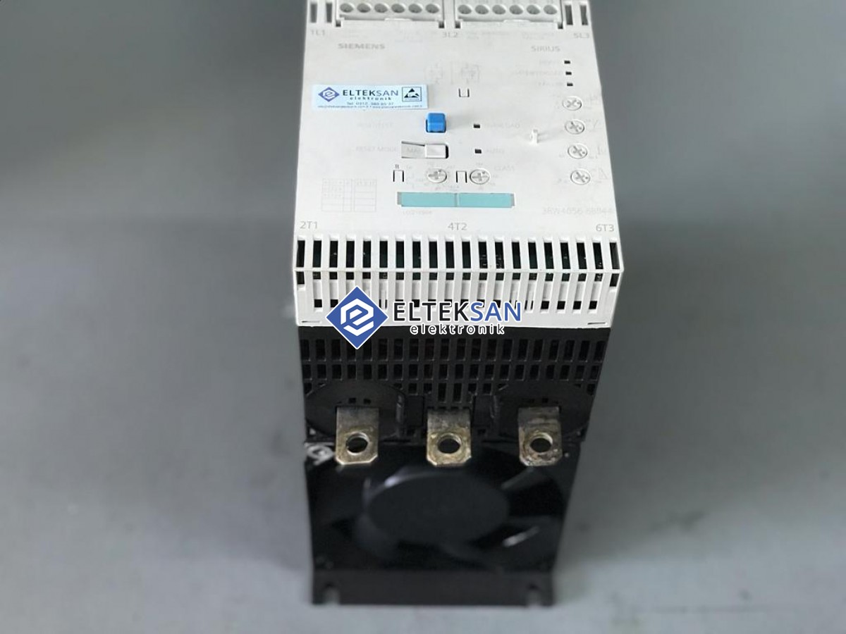 Elteksan -SİEMENS 3RW4056-6BB44 162A Soft Starter Motor Sürücü Tamiri
