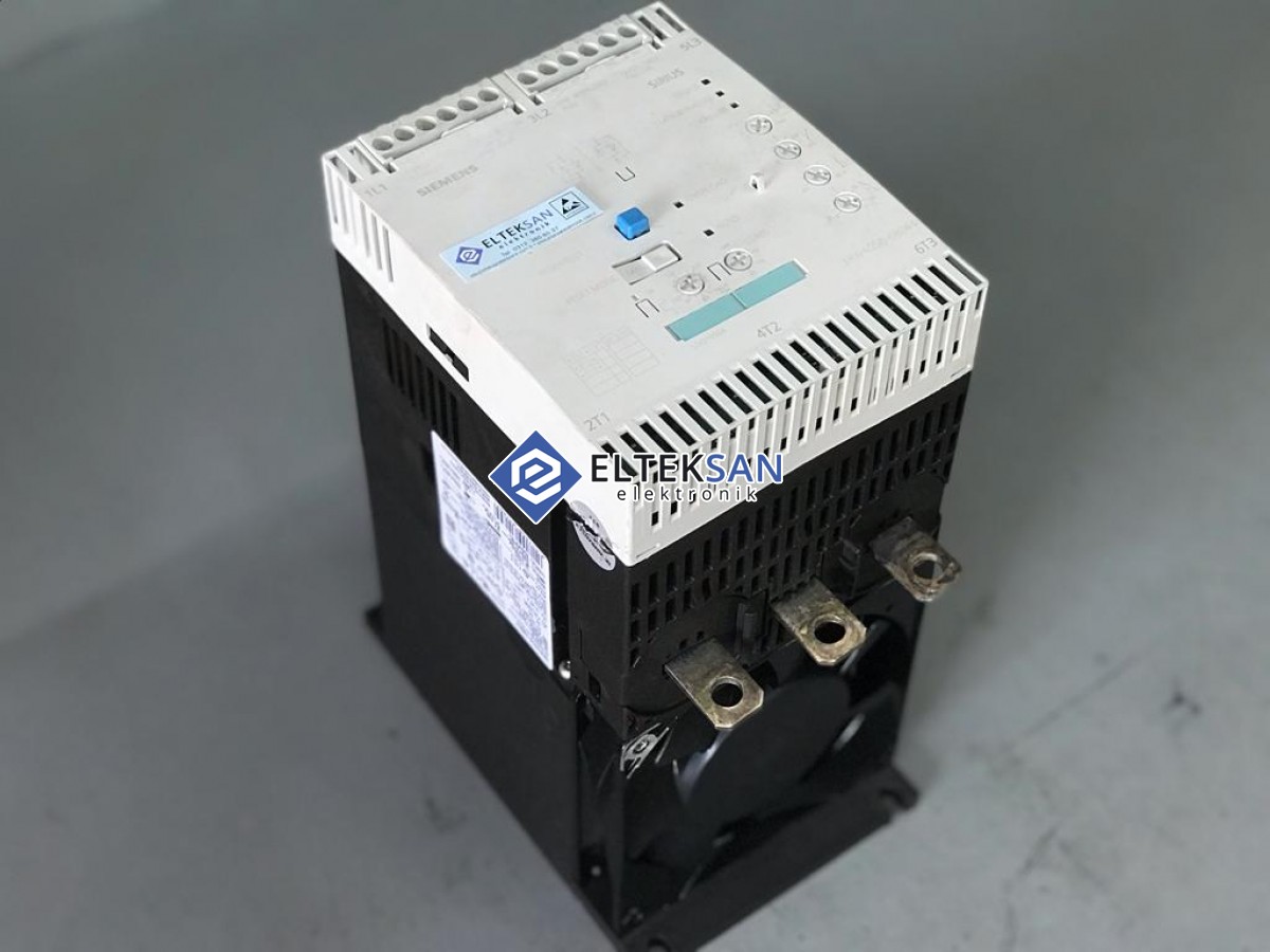 Elteksan -SİEMENS 3RW4056-6BB44 162A Soft Starter Motor Sürücü Tamiri