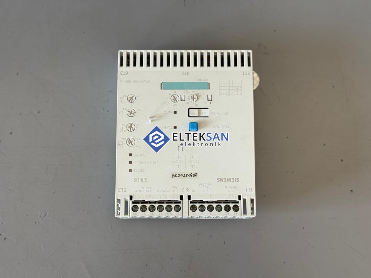Elteksan -SİEMENS 3RW4056-6BB44 Softstarter Motor Sürücü Kartı Tamiri