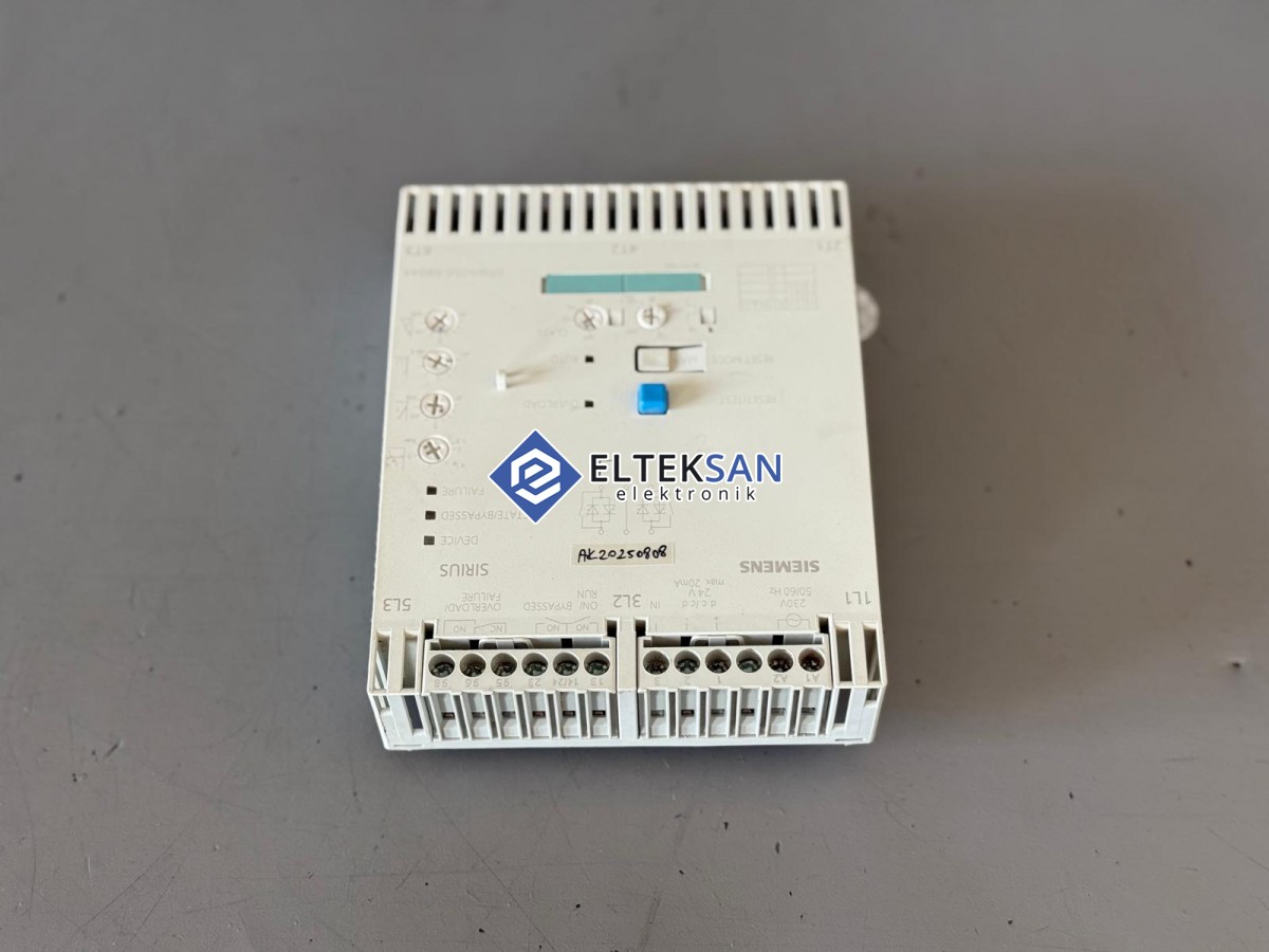 Elteksan -SİEMENS 3RW4056-6BB44 Softstarter Motor Sürücü Kartı Tamiri