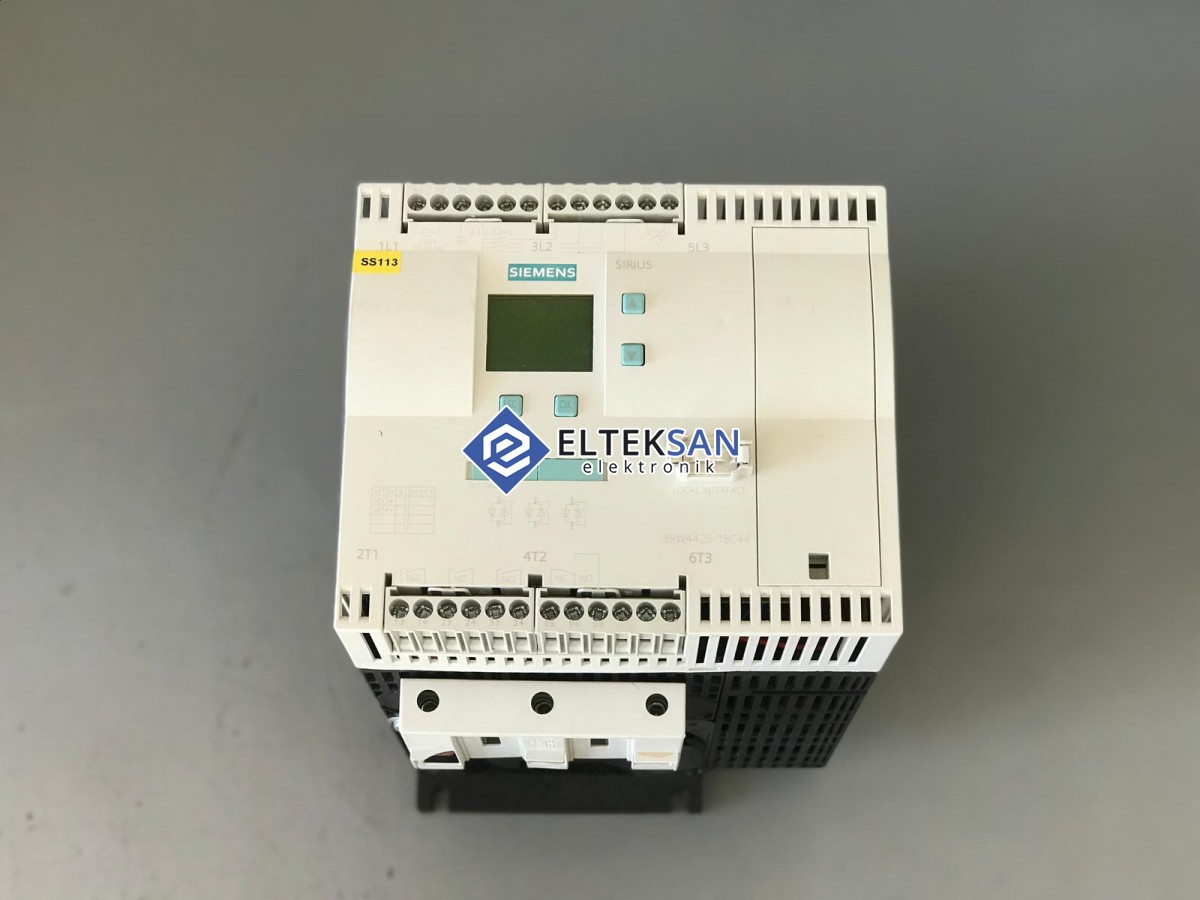 SİEMENS 3RW4425-1BC44 30 KW Soft Starter Motor Sürücü Tamiri