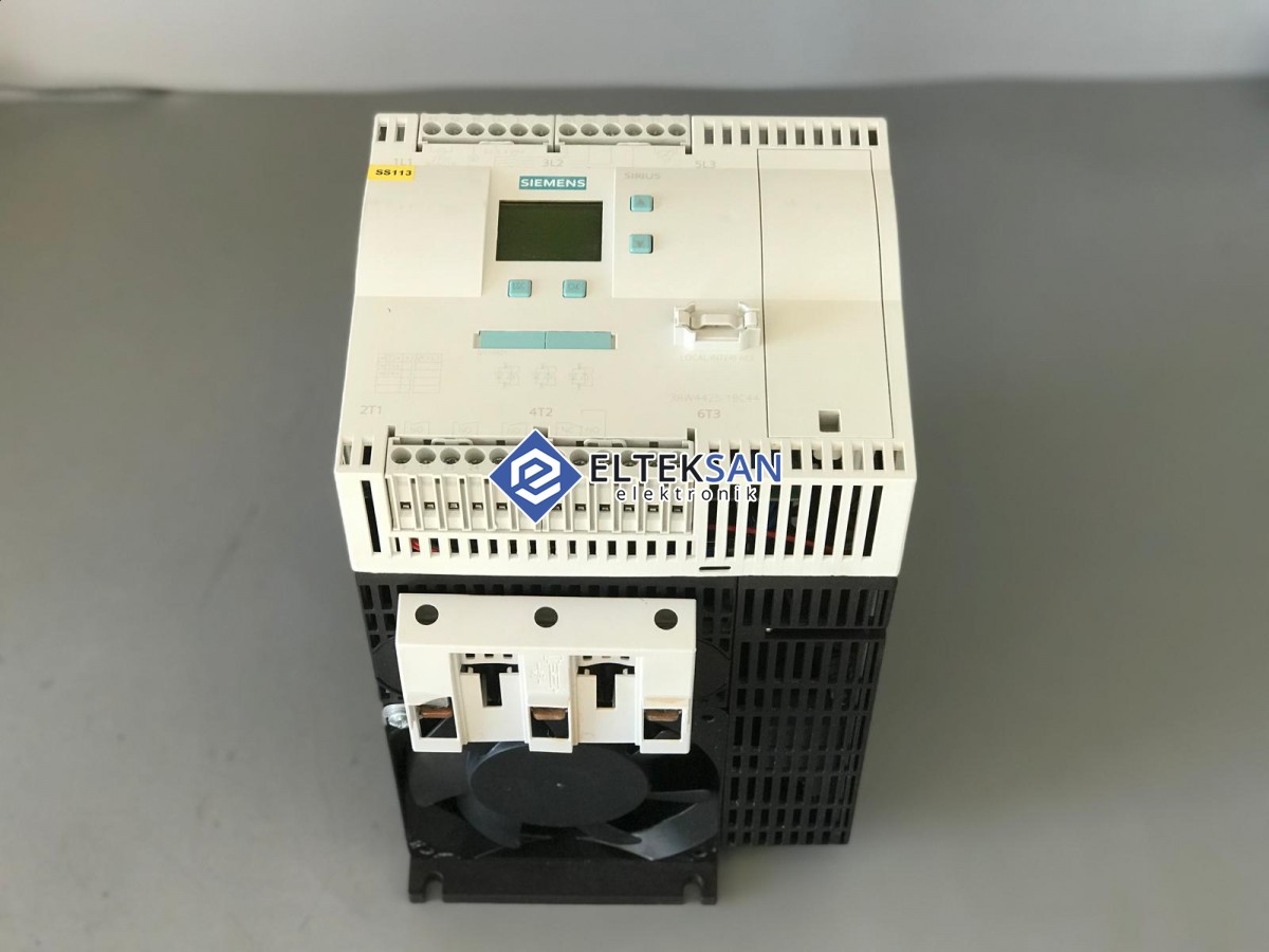 Elteksan -SİEMENS 3RW4425-1BC44 30 KW Soft Starter Motor Sürücü Tamiri