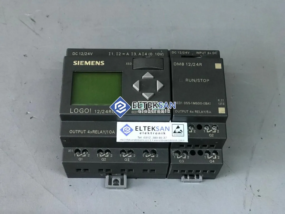 Elteksan - SIEMENS LOGO 12/24RC PLC Intelligent Relay Repair