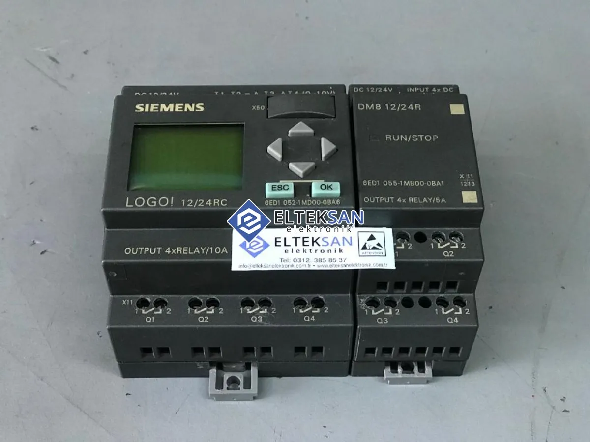 Elteksan - SIEMENS LOGO 12/24RC PLC Intelligent Relay Repair